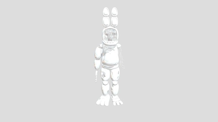 FNaF 2 Withered Bonnie 3D Model