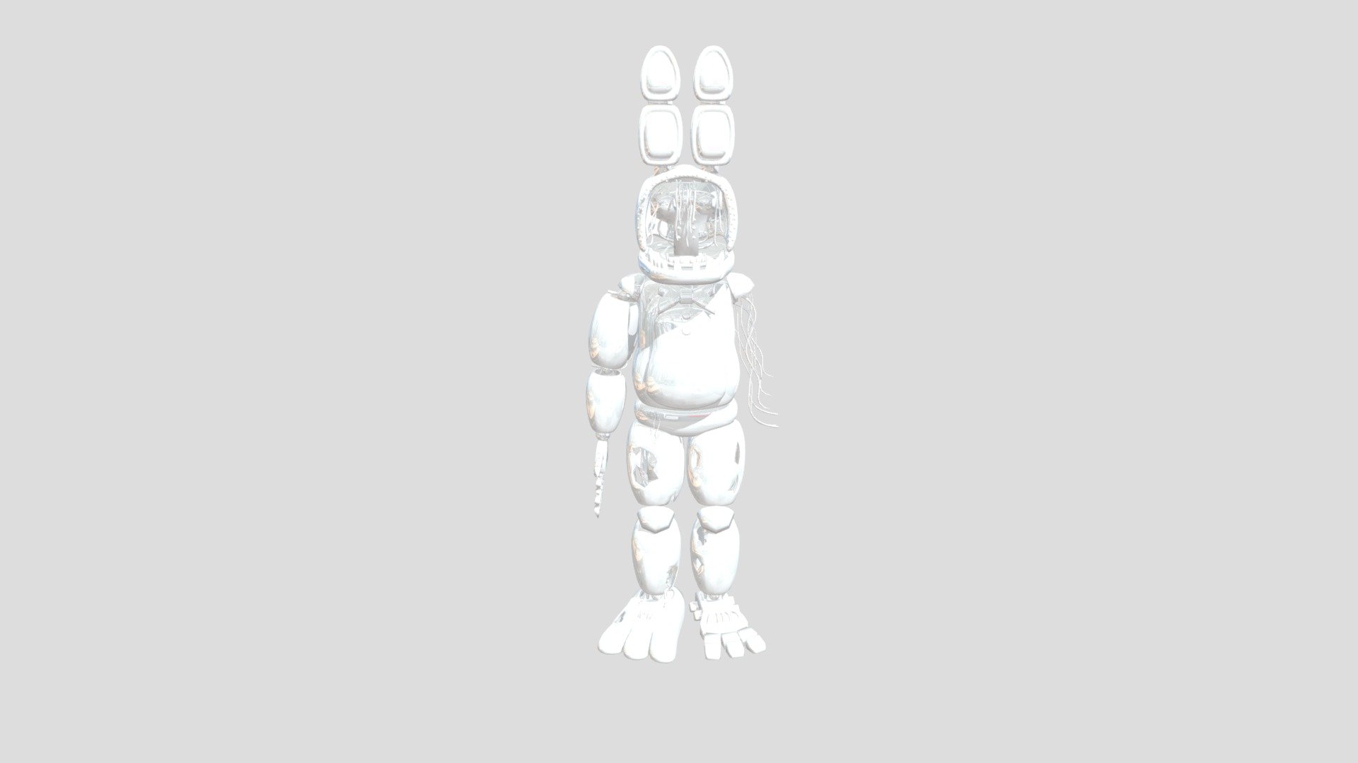 FNaF 2 Withered Bonnie - Download Free 3D model by Rodzinkkk [10d834d ...