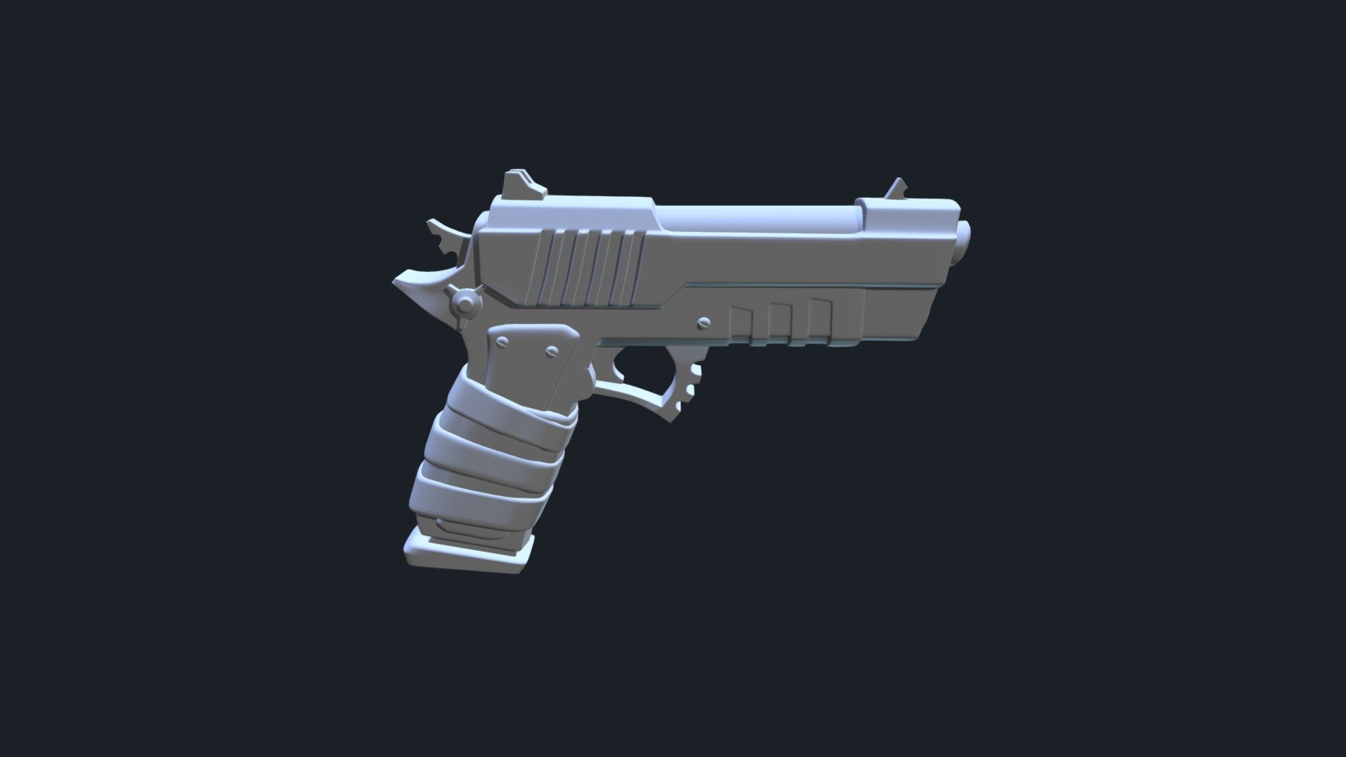 Gun - 3D model by mxka [10d9218] - Sketchfab