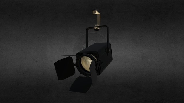 Stage Lights Barn Doors 3D Model