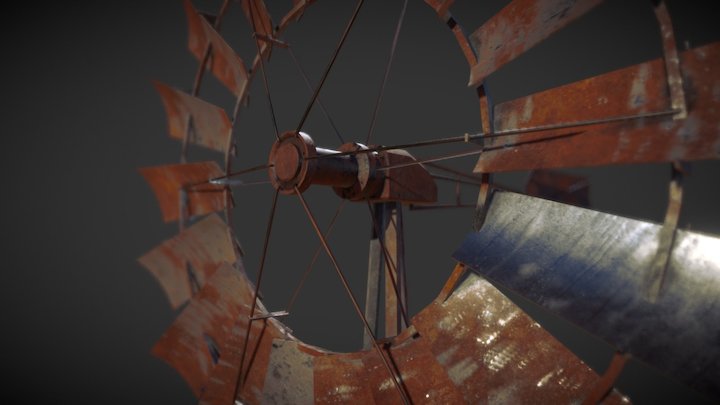 Éolienne 3D Model