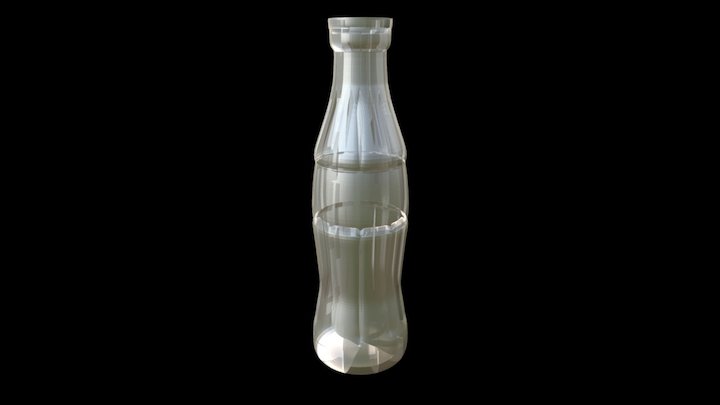 Botella de soda sin marca 3D Model