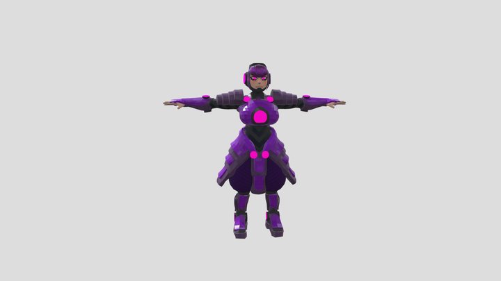 Sumire_ Low 3D Model