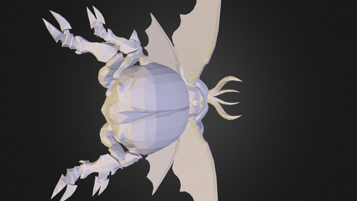 Giant Beetle Skelout 3D Model
