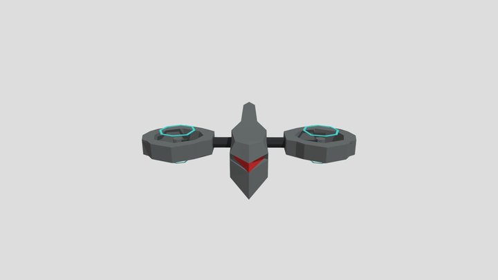 Flying_ Drone2 3D Model