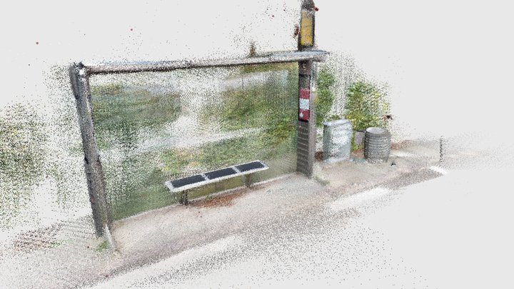 Nordvest Passagen Bus Stop 3D Model
