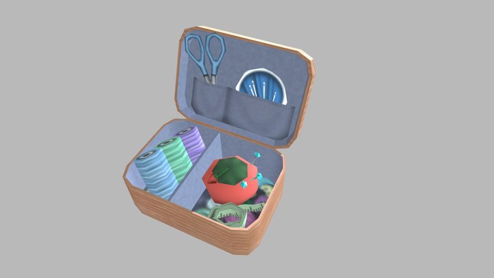 Sewing Box 3D Model