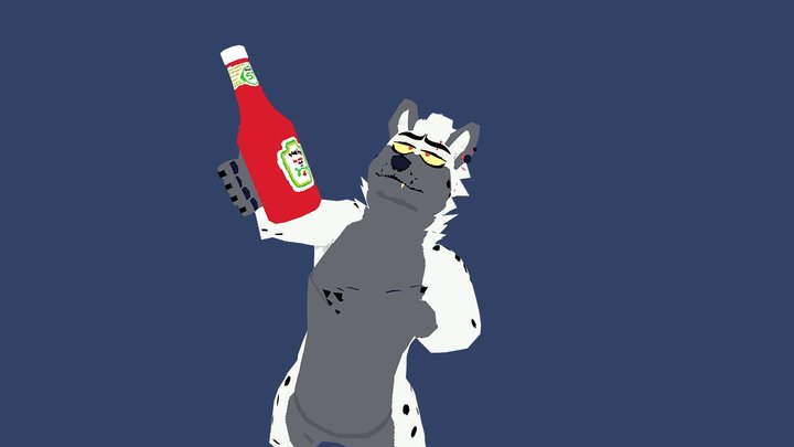 Heinz Low Poly Example 3D Model
