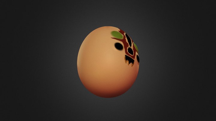 SCP-173 Head Plush 3D Model