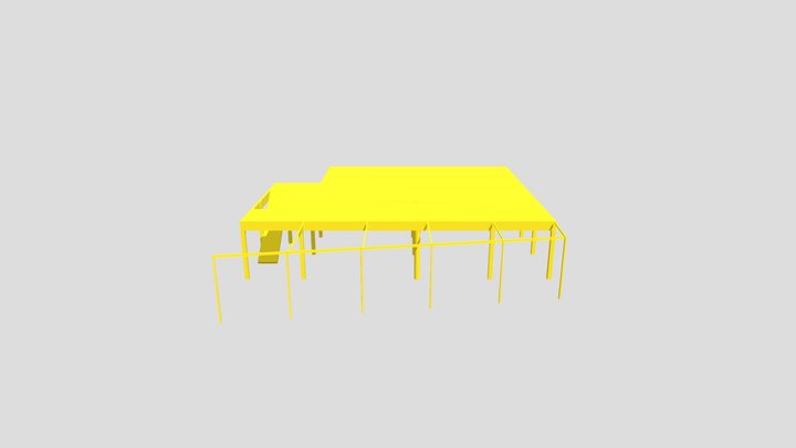 S012_ Local Falucho_ Arq MT_viguetas 3D Model