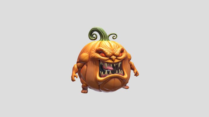 Pumpkin_textured_00006_ – Modèle 3D gratuit STL