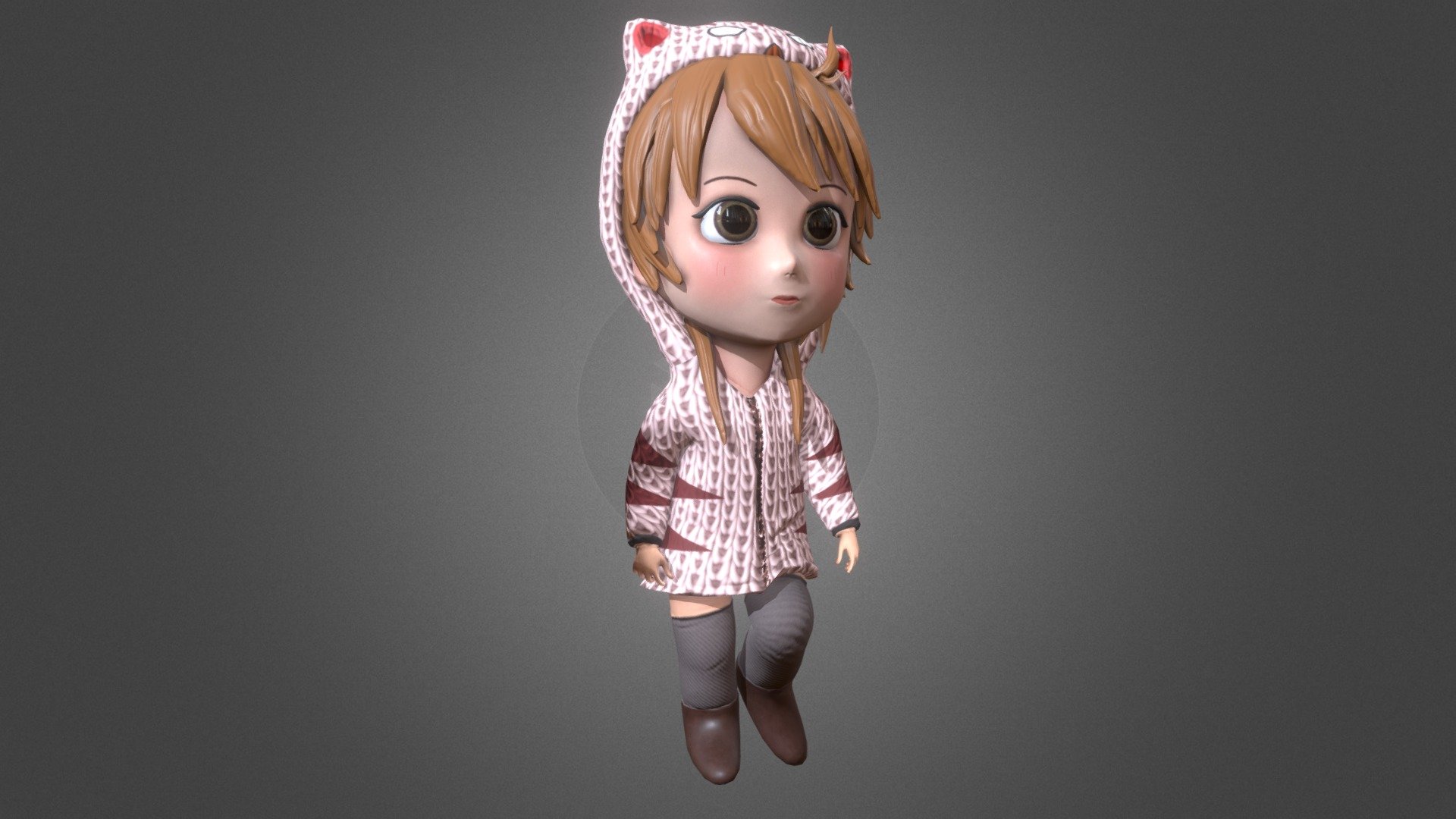 Chibi Walking - 3D model by Bugawuga [10de8bd] - Sketchfab