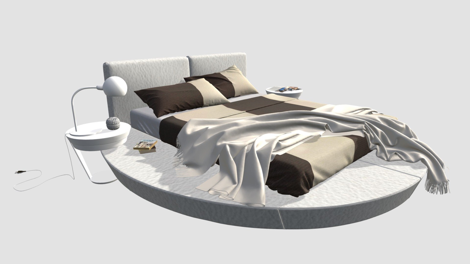 Bedroom Set - Buy Royalty Free 3D Model By Evermotion [10df340 ...