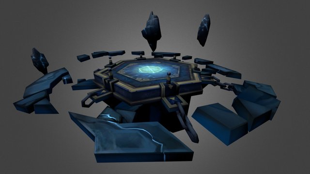 Hook Maps Mobile Environment 3D Model