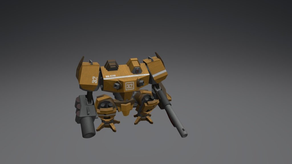 Robot_MB32_ANIMATED - 3D model by Ferran Duran (@ferranduran) [10e1062 ...