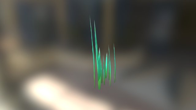 Gresstrå 3D Model