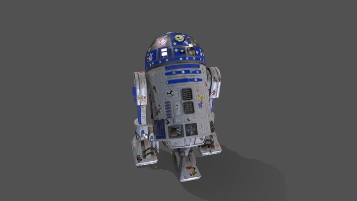 R2D2 3D Model