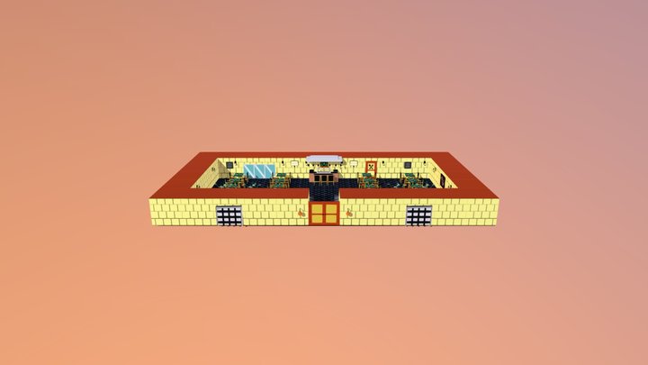 Rising Sun Palace 3D Model