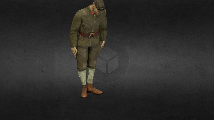 NPC soldier 3D Model