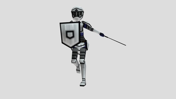 Lucero, caballera Del Lirio azul 3D Model