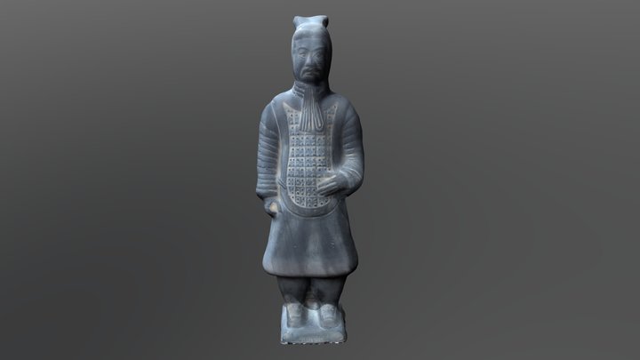 Guerrero de terracota 3D Model