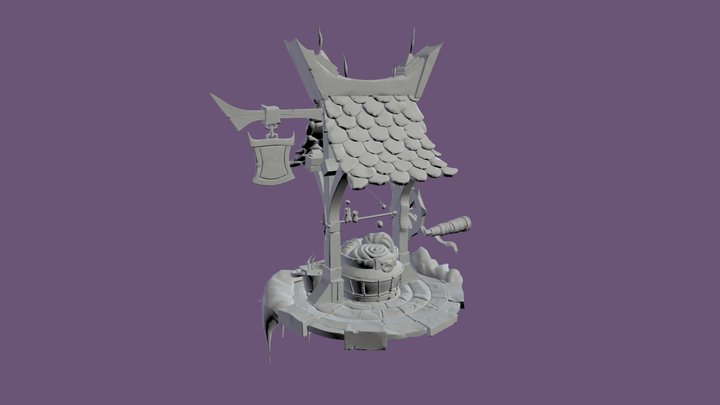 Sculpting Retake 3D Model