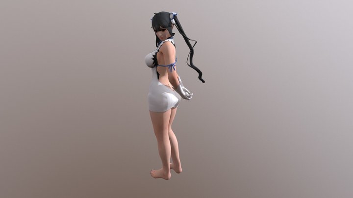 honoka DLC Hestia 3D Model