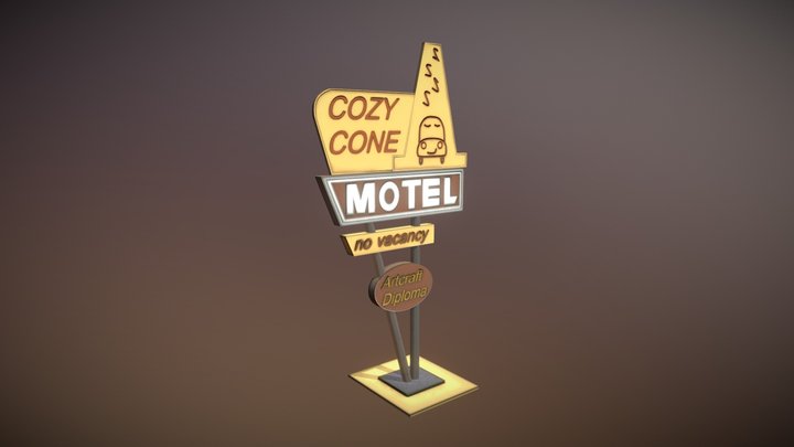 BigBord [LowPoly] 3D Model