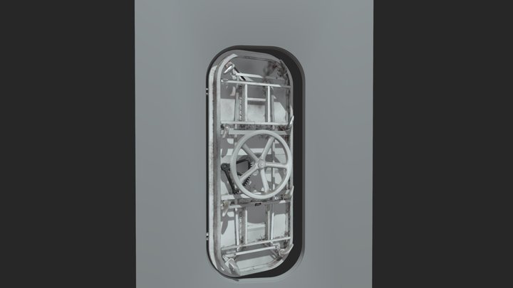 Door from USS STEWART 3D Model