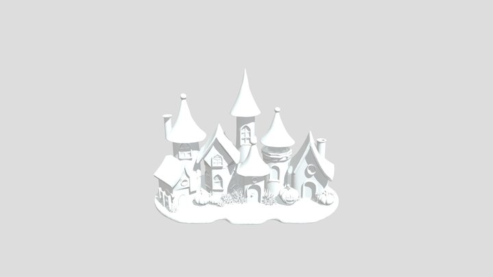 Halloween house 3D Model