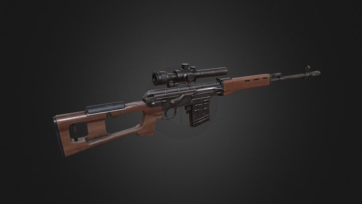 DRAGUNOV SNIPER 3D Model