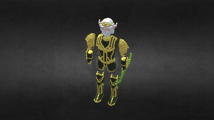Elf King 3D Model