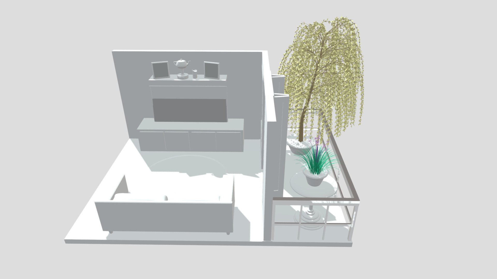 Studio Apartment: A2_ModelingRooms