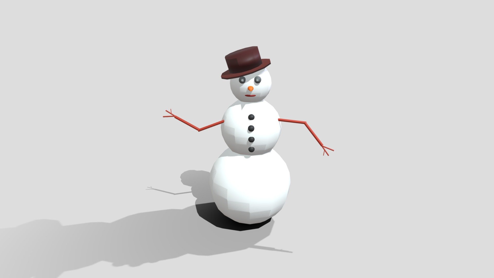 Snowman - Download Free 3D model by ZaZa Design (@zazadesign) [10ea339 ...