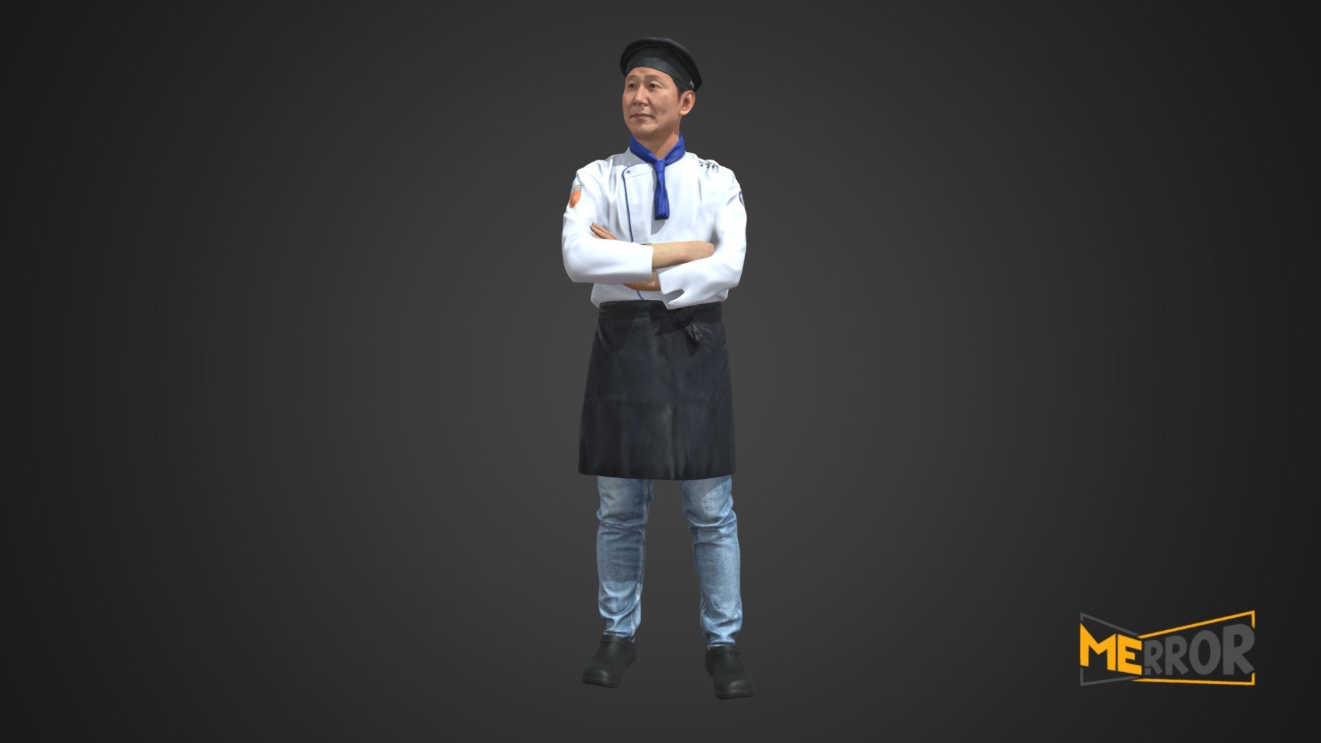 A Gentle Man Scan Vf [Game-Ready] Asian Man Scan_Posed 71 - Buy Royalty Free 3D model by ME
