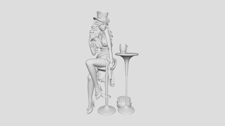 St. Patrick Day Enchantress 3D Model