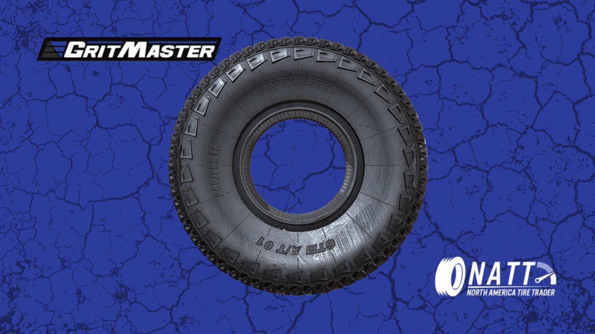 GTM AT 01 GRITMASTER 3D model by Tire Direct (tire.direct