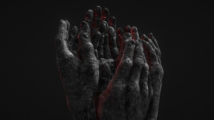 Hand Sculpture 3D Model