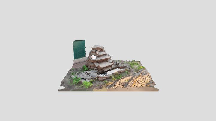 Mini Waterfall 3D Model