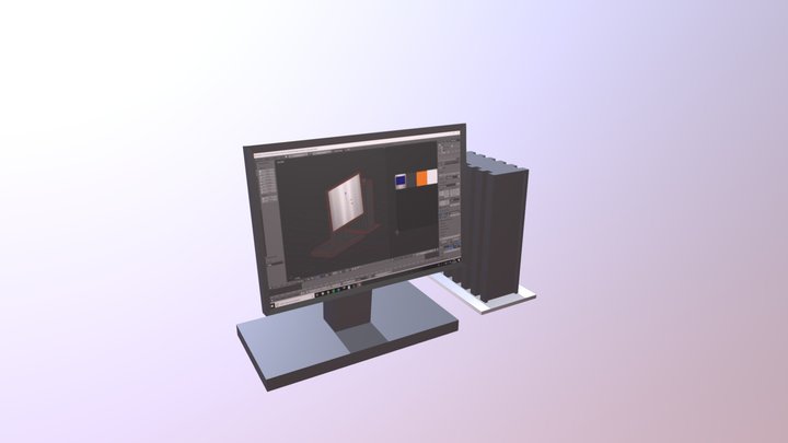 Computador 3D Model