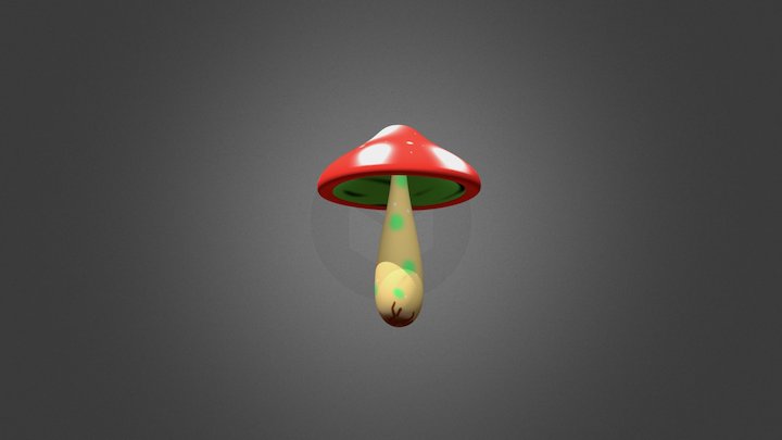 Mushroom A1 3D Model