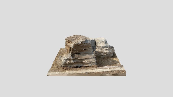 广渠路郊野公园Stone_v01 3D Model