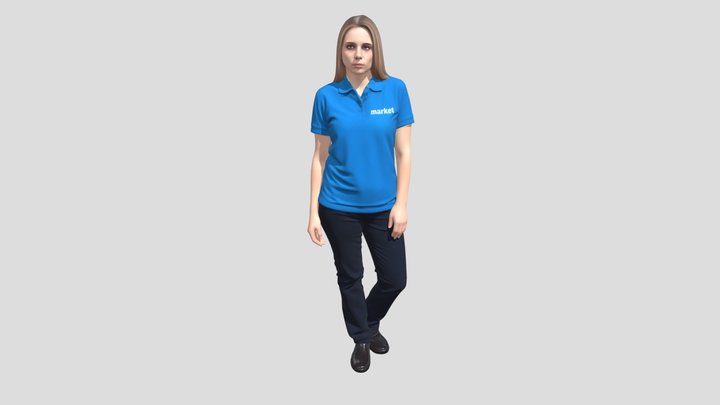 Market Staff Portrait – Modello 3D gratuito STL