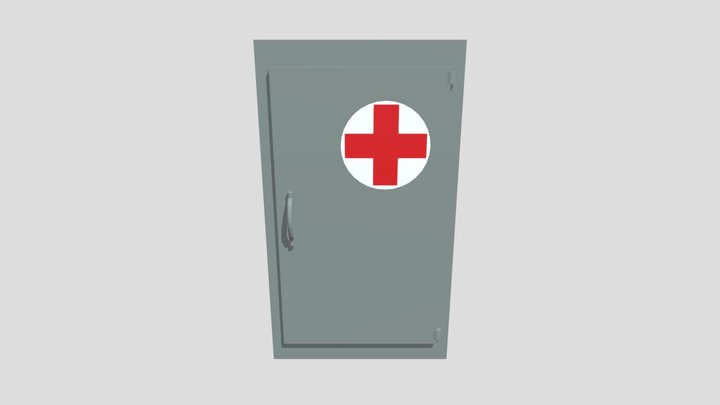 First Aid Box 3D Model