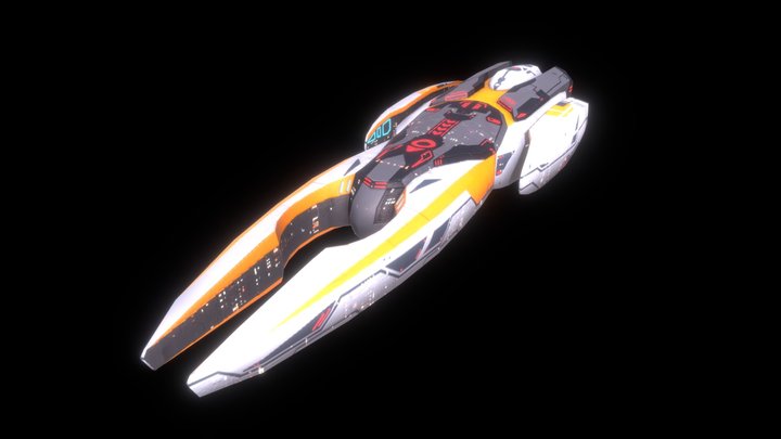[Starship Battle] MK I - Laser 3D Model