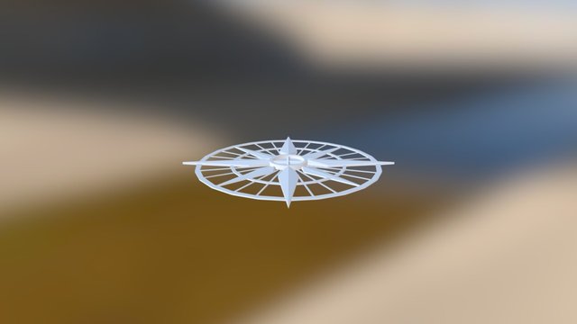 One Year Adventure Novel | Compass Logo 3D Model