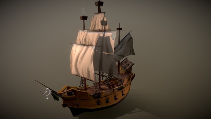 Pirate_ship 3D Model