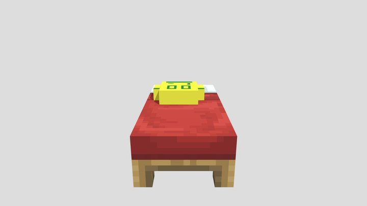 Richarlyson Bed Qsmp model 3D Model