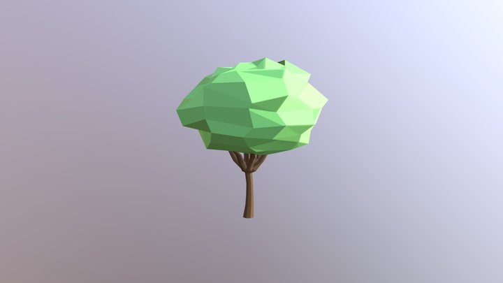 Leaved Tree 3D Model