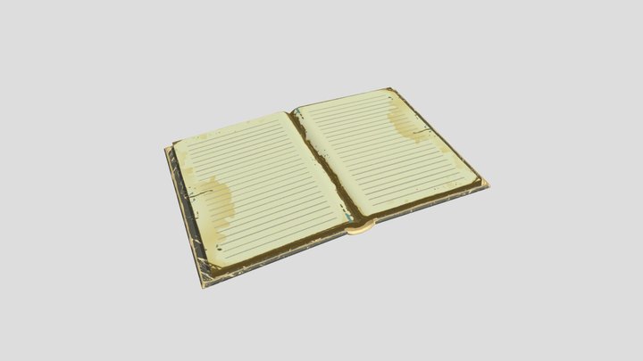 Diary 3D Model